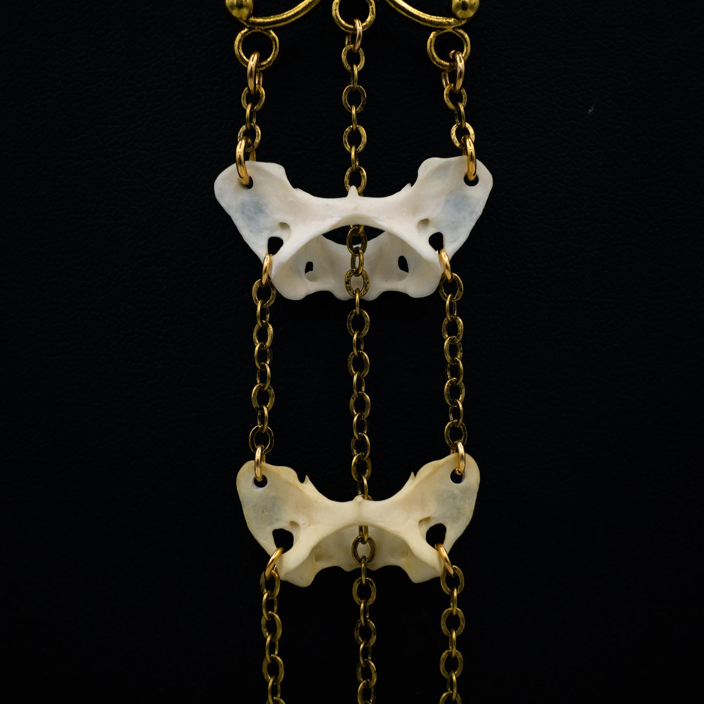 Atlas Bone and Pyrite Necklace