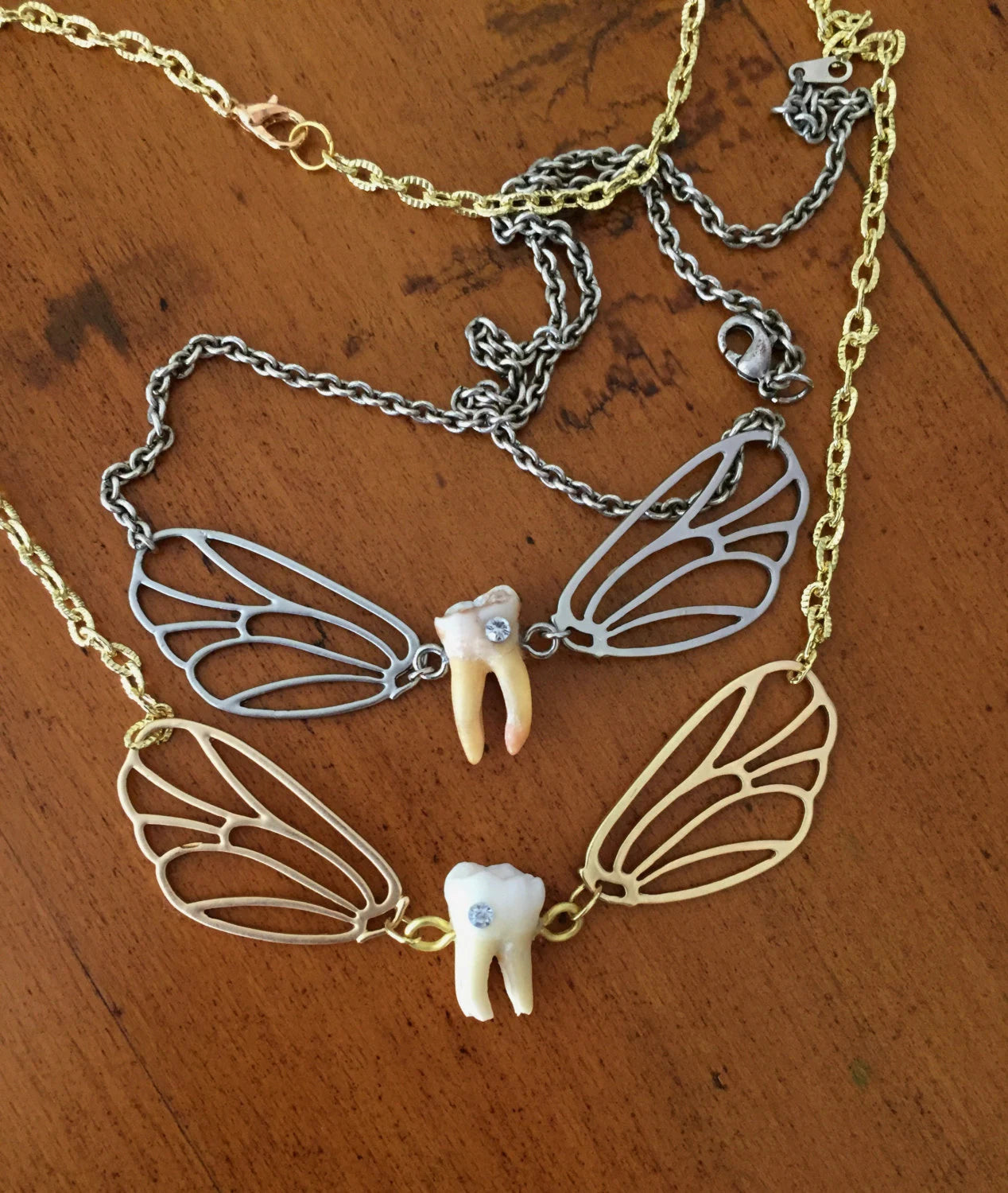 Tooth Fairy Winged Necklace