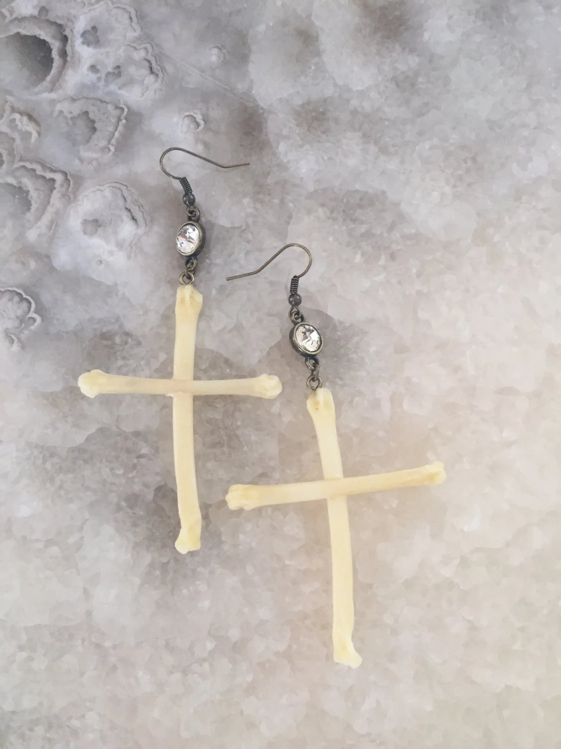 Cross Bone Earrings