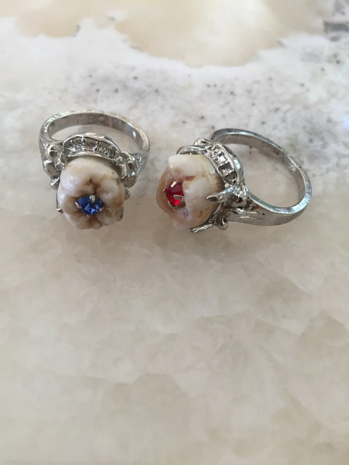 Birthstone Crystal Cavity Molar Ring