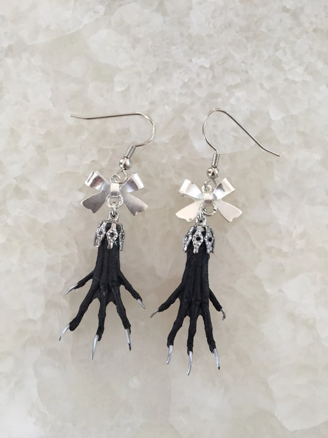 Bow Taxidermy Earrings