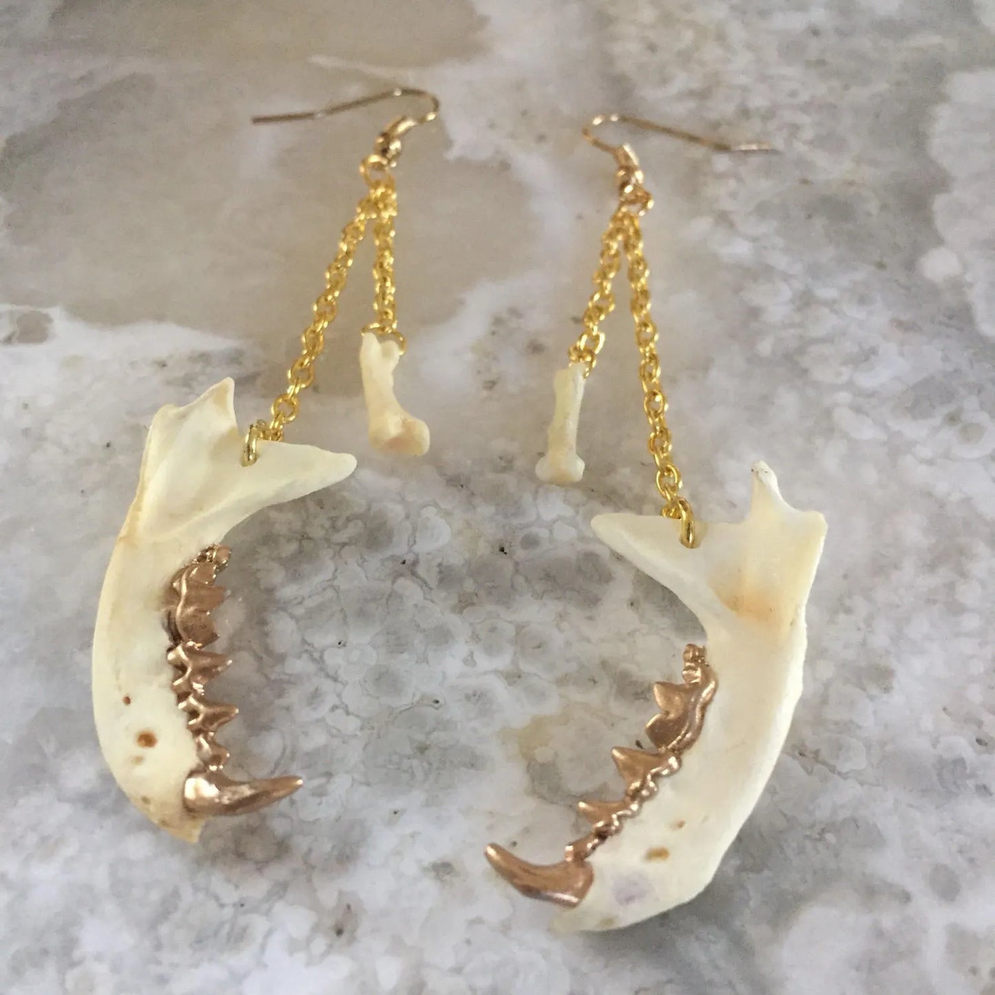 Jaw And Bone Earrings