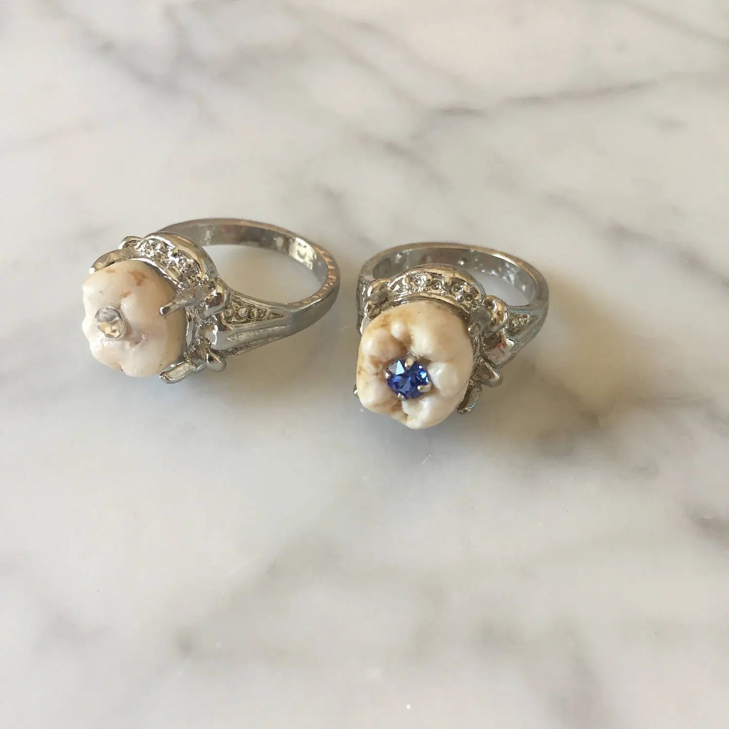 Birthstone Crystal Cavity Molar Ring
