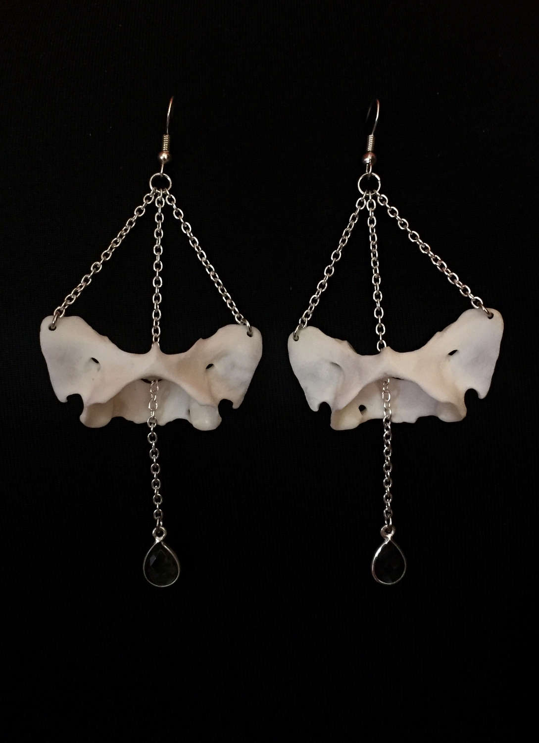 Atlas Bone and Labradorite Earrings