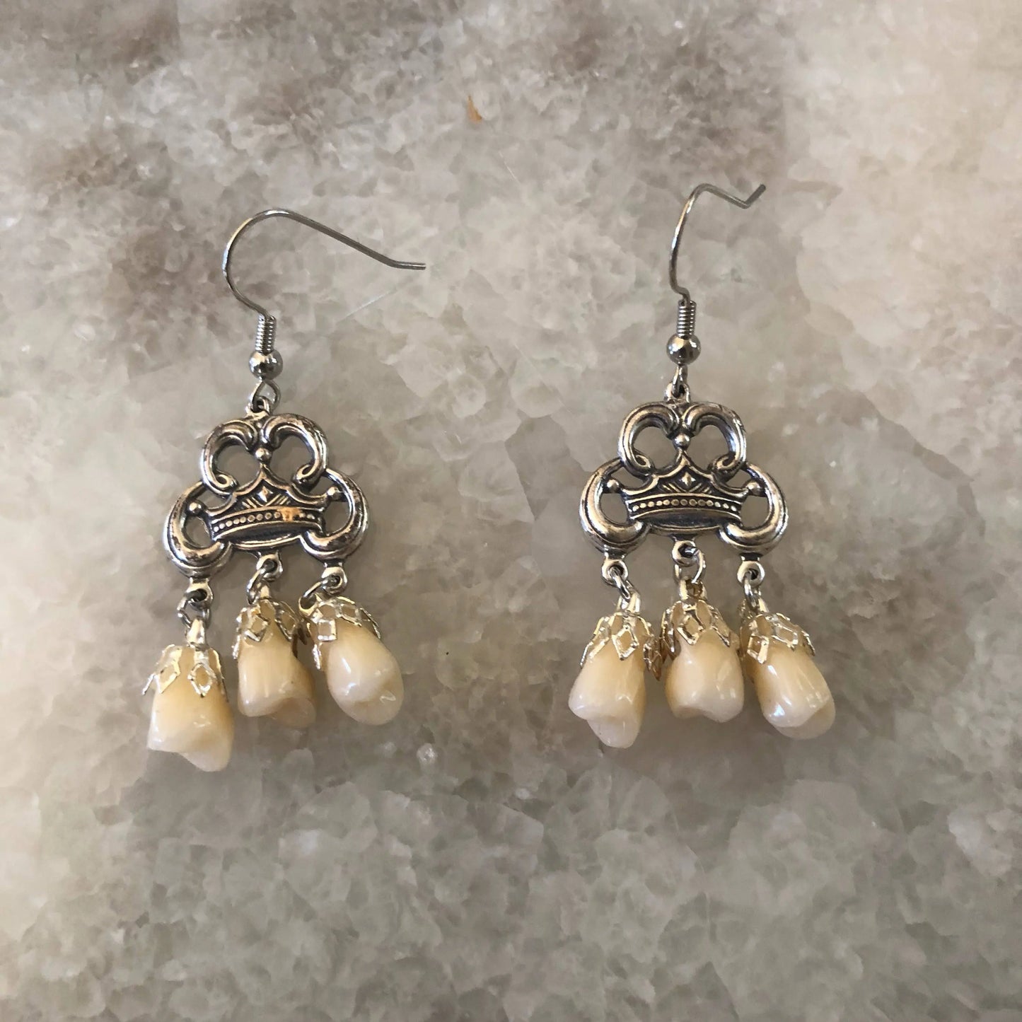 Royal Tooth Fairy Dangle Earrings