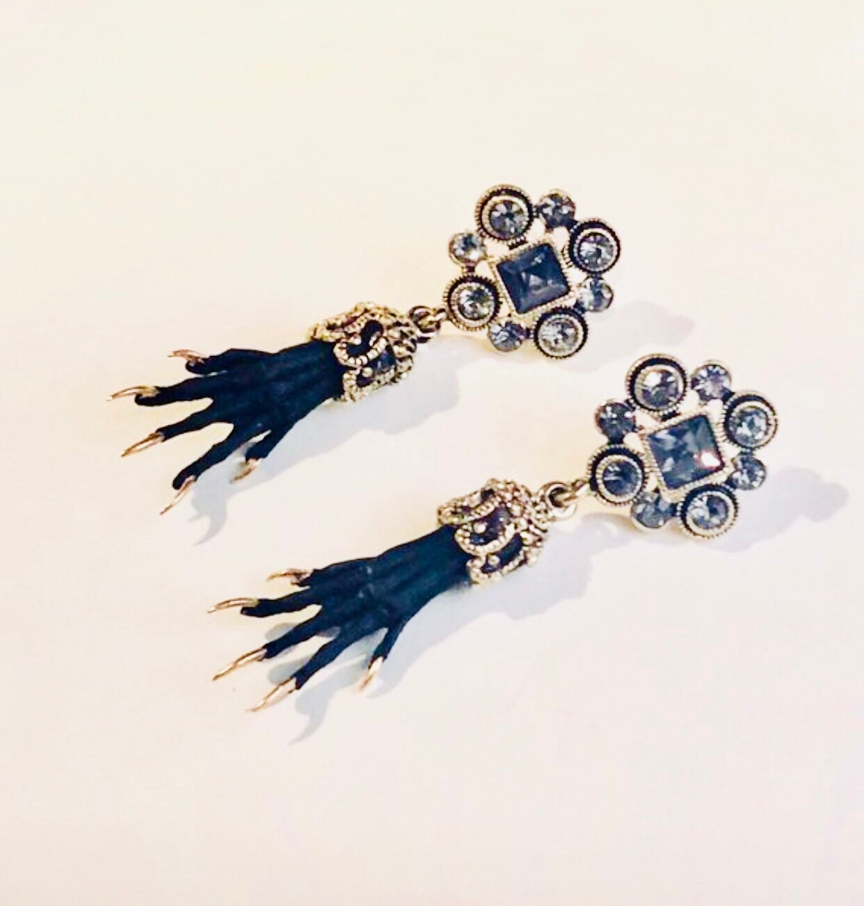 Gothic Victorian Taxidermy Earrings