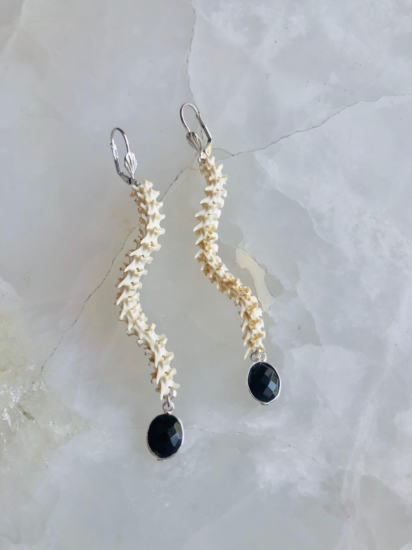 Serpentine Stone Earrings