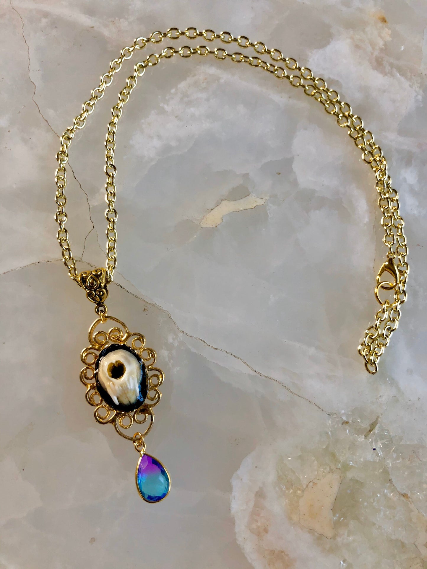 Weasel Snout Taxidermy Necklace