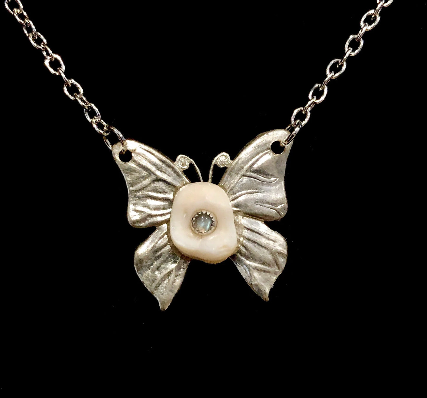Butterfly Molar Stone Necklace