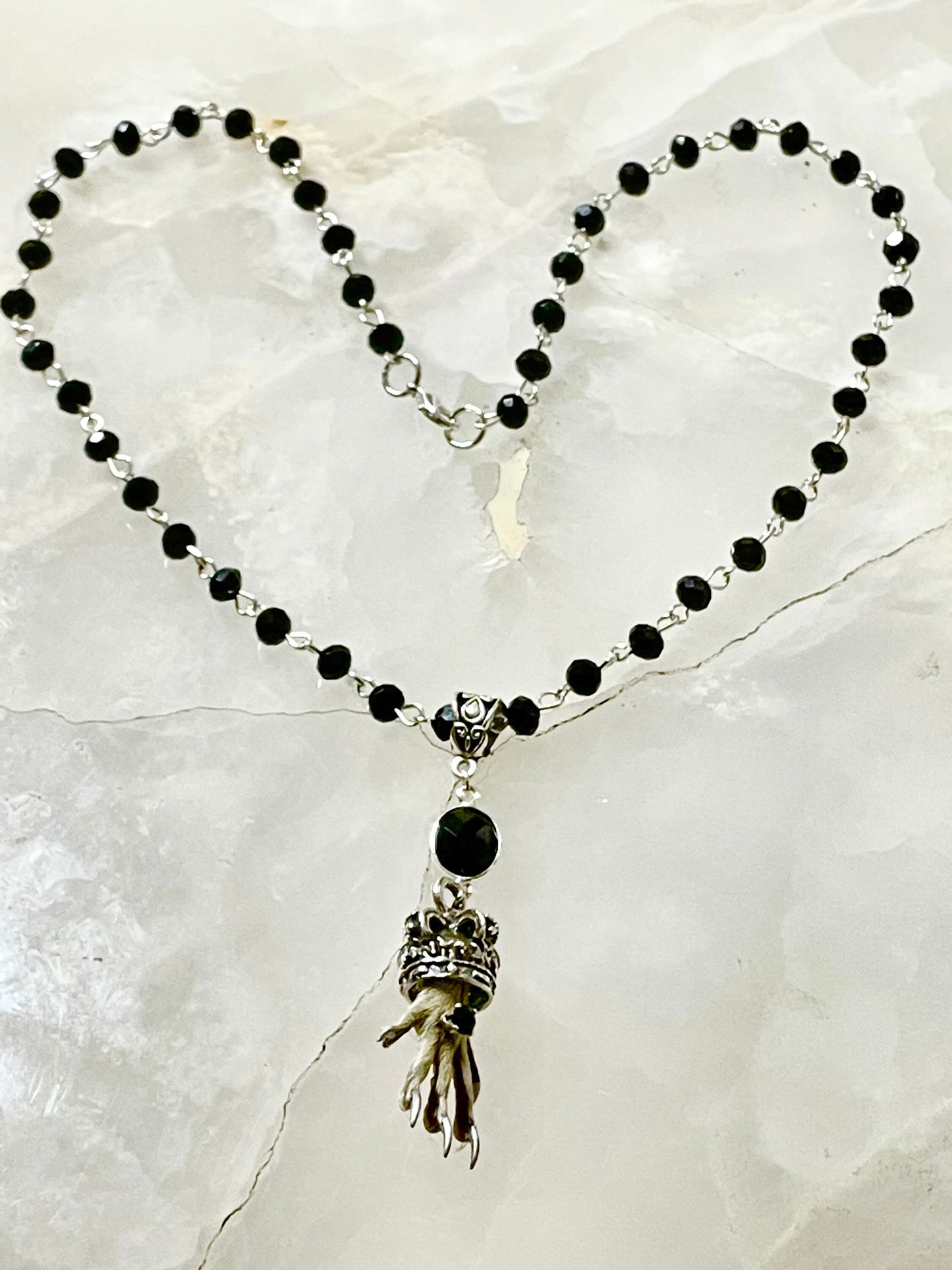 Royal Gothic Rodent Paw Necklace