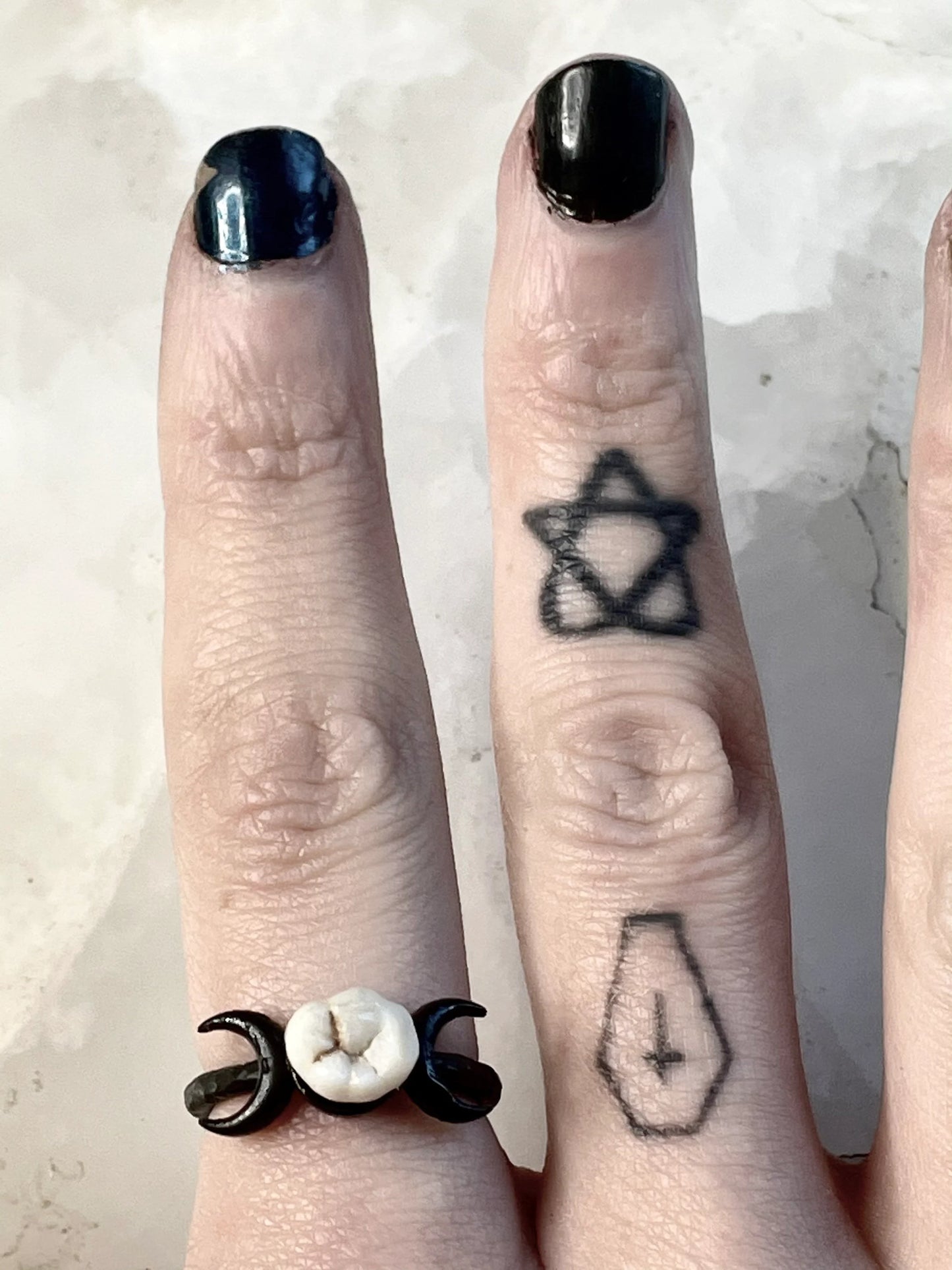 Modern Witch Tooth Ring