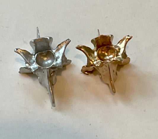 Vertebrae Crystal Stud Earrings