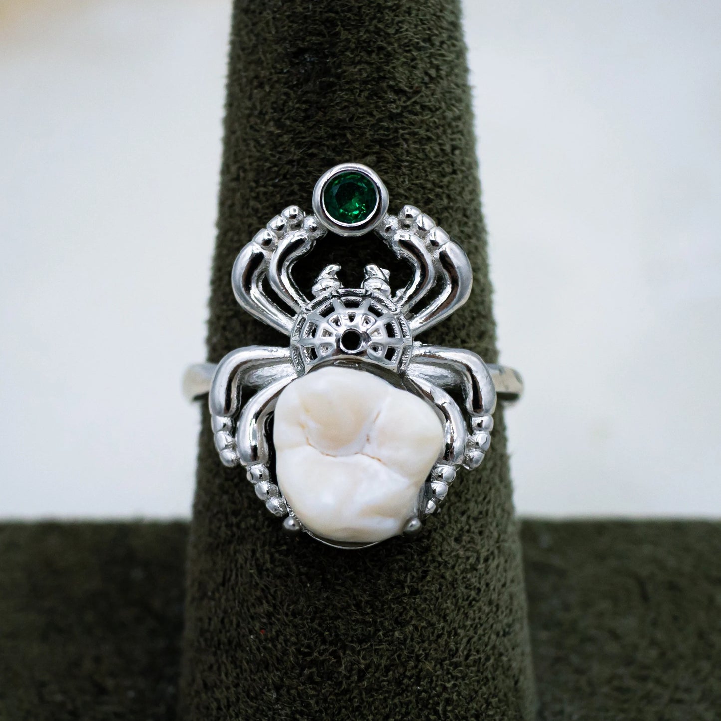 Human Molar Spider Ring