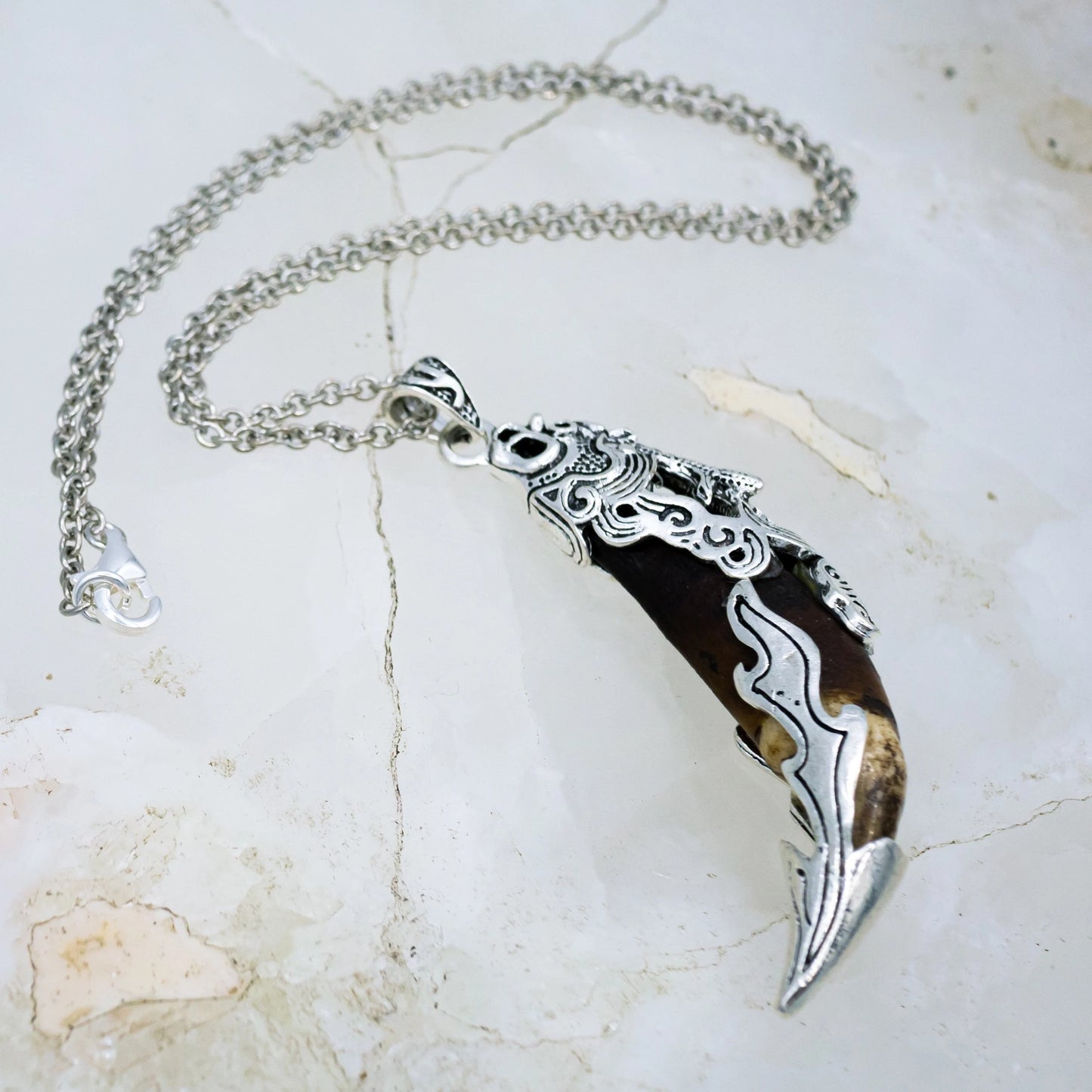 Wolf Fang Charivari Amulet
