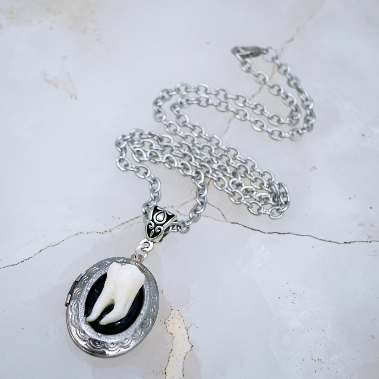 Mourning Molar Locket