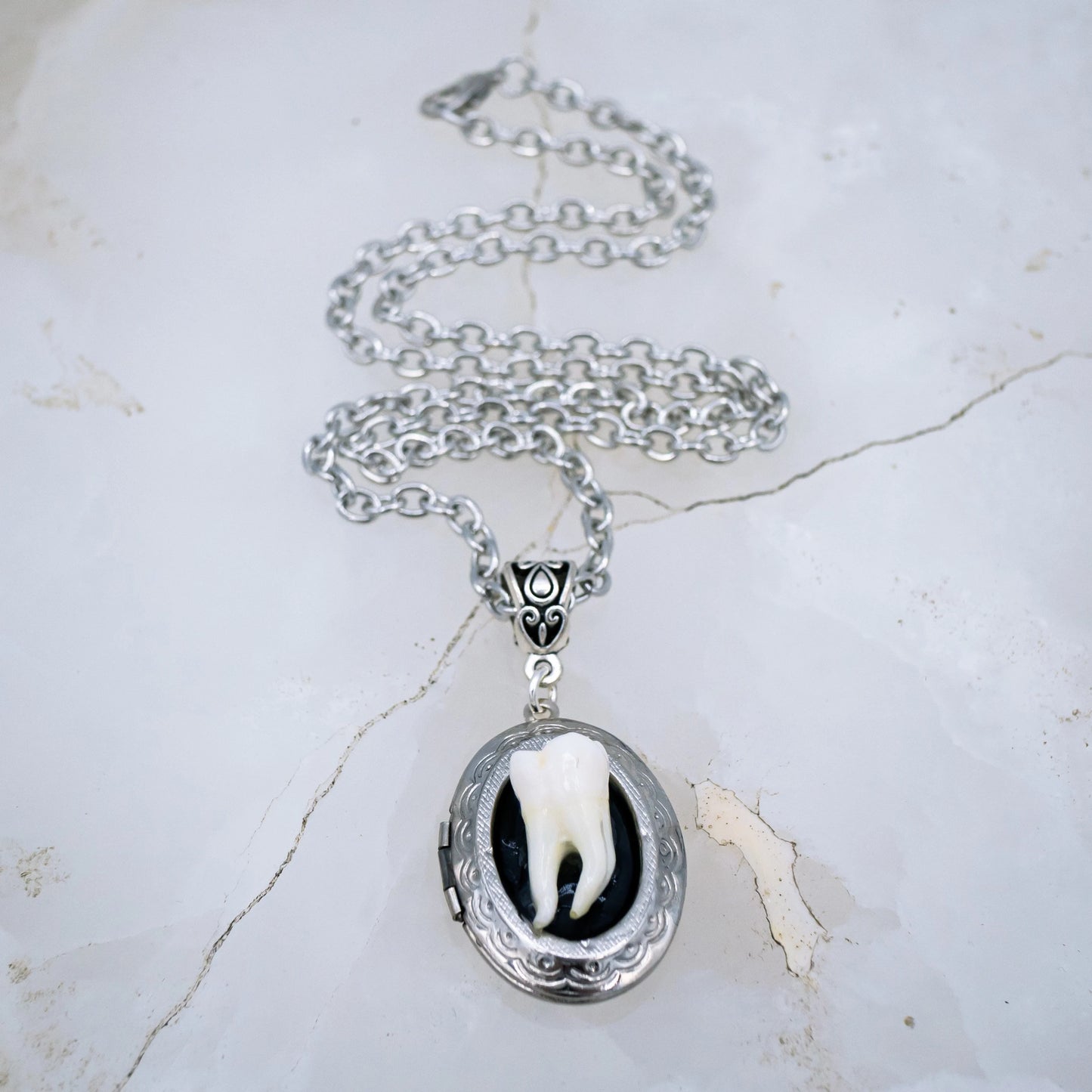 Mourning Molar Locket