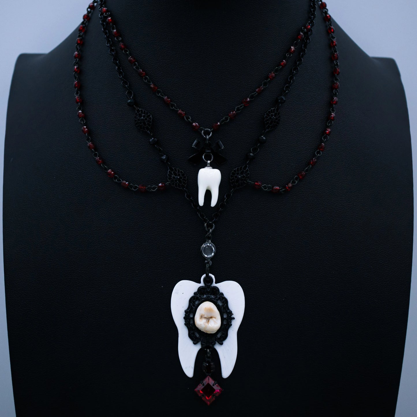 Gothic Tooth Fairy Layered Choker