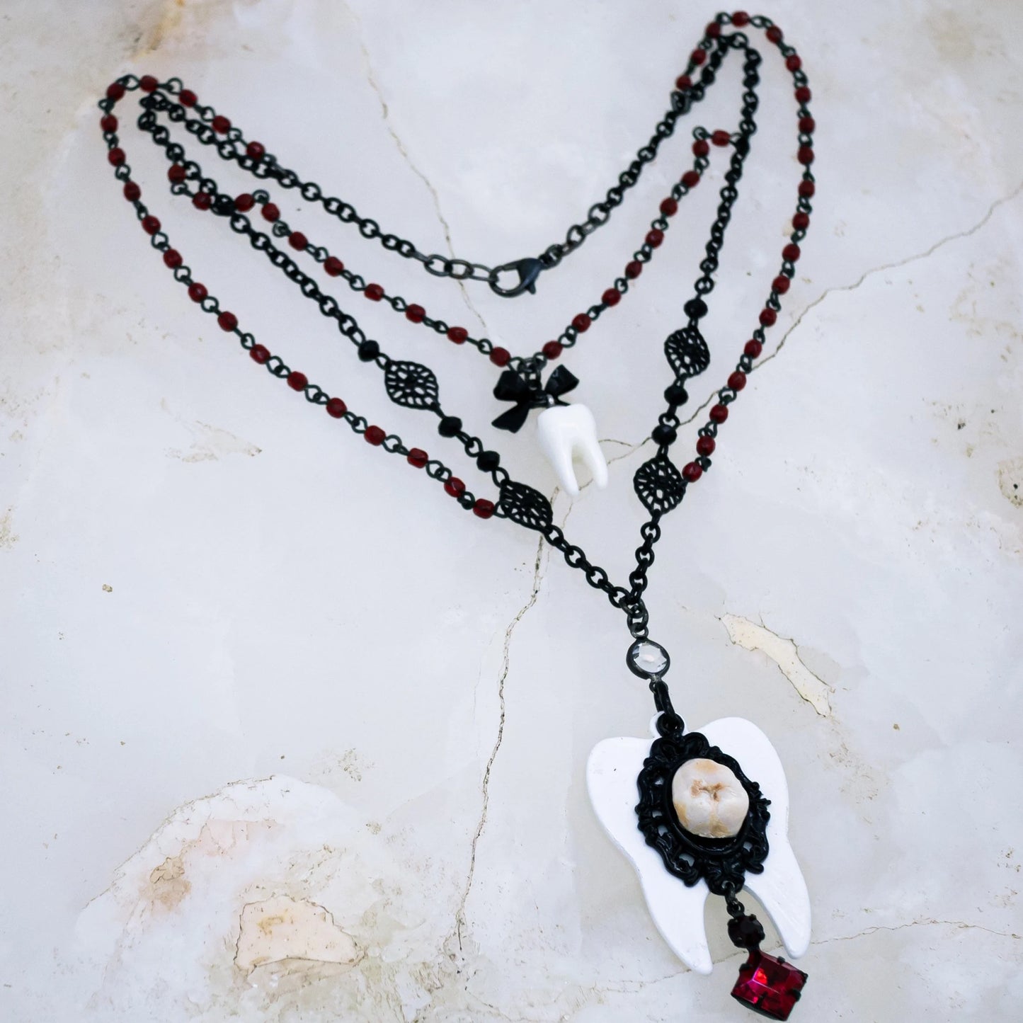 Gothic Tooth Fairy Layered Choker