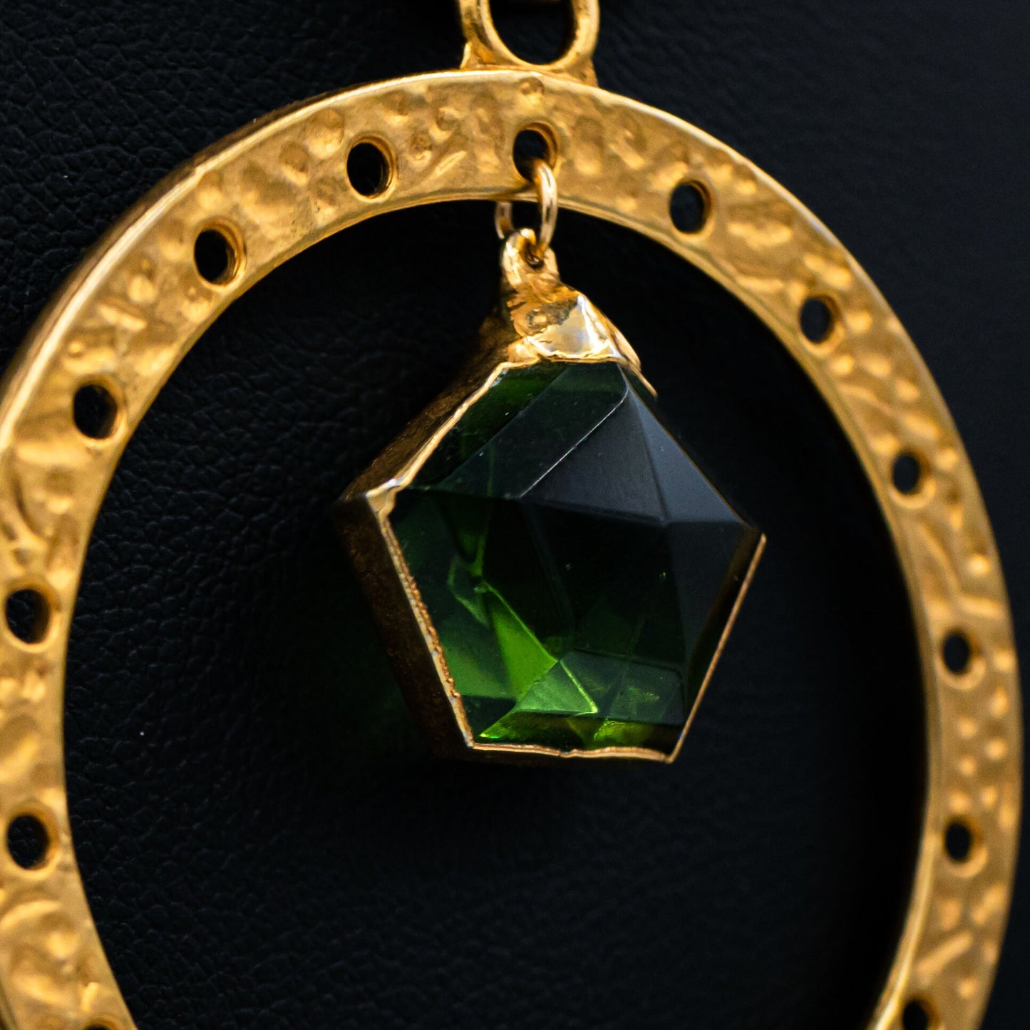 Warlocks Beetle Shell Tourmaline Necklace