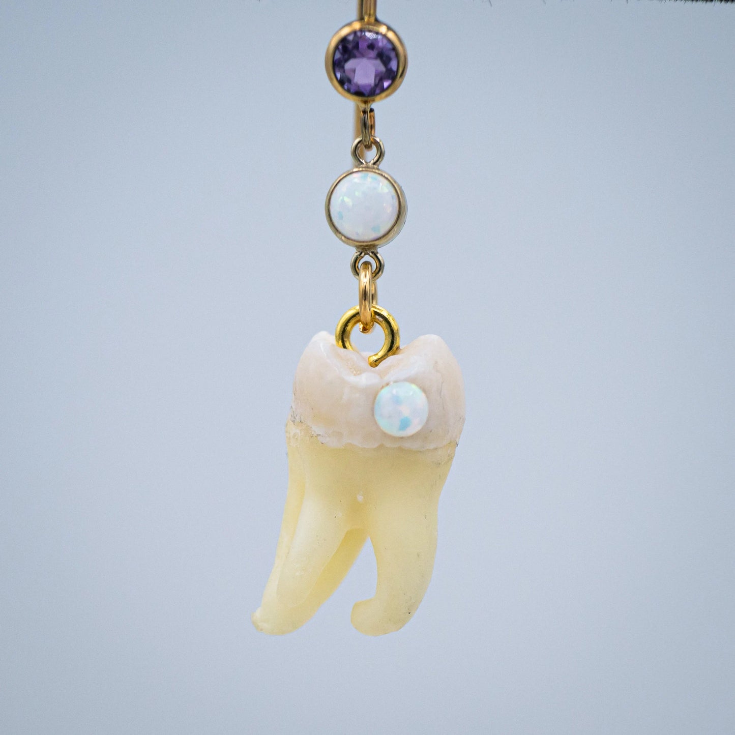 Tooth Fairy's Opal Molar Earrings