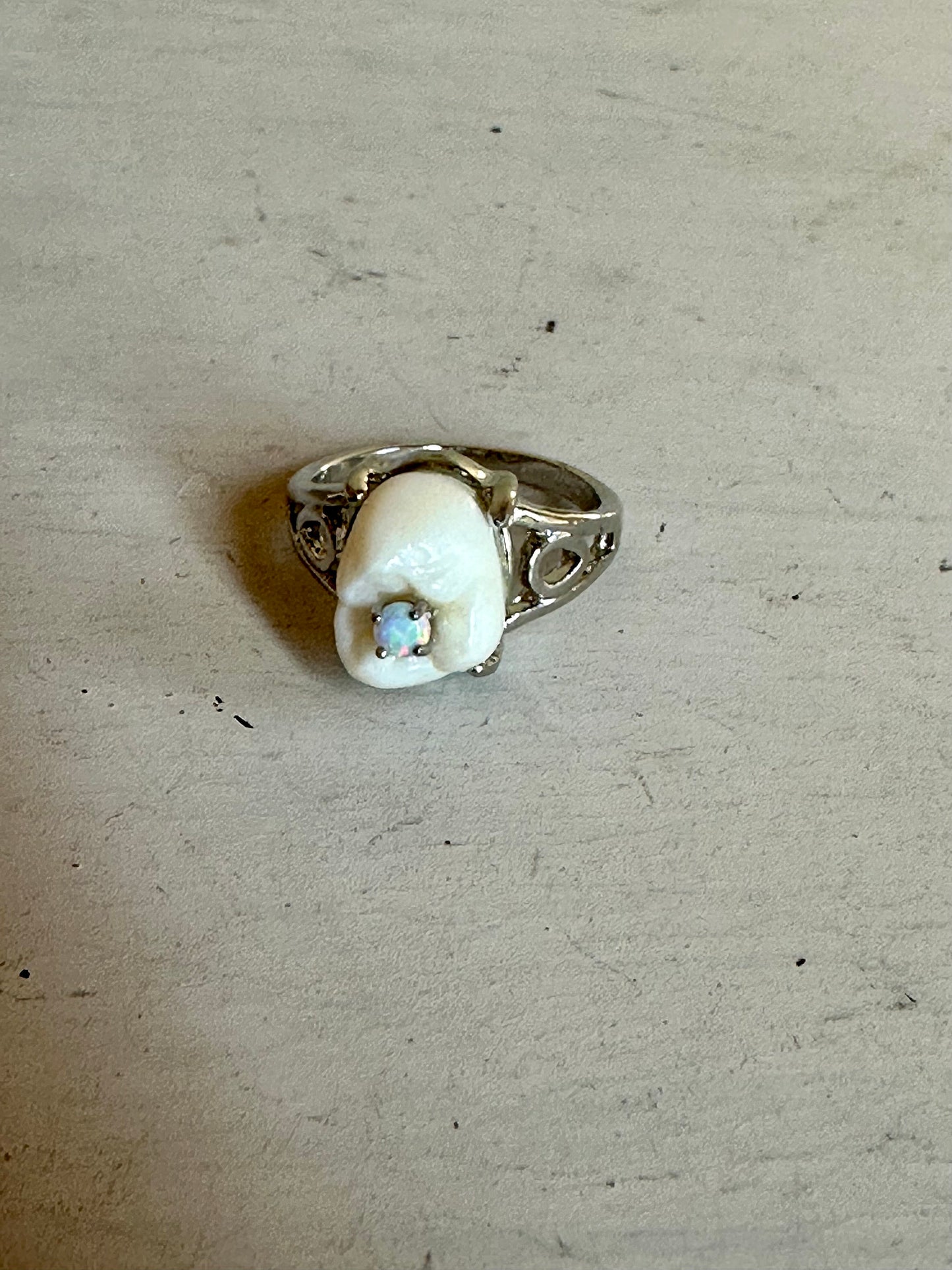 Authentic Opal Molar Ring