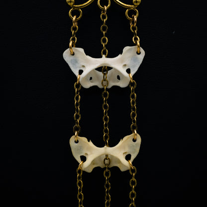 Atlas Bone and Pyrite Necklace