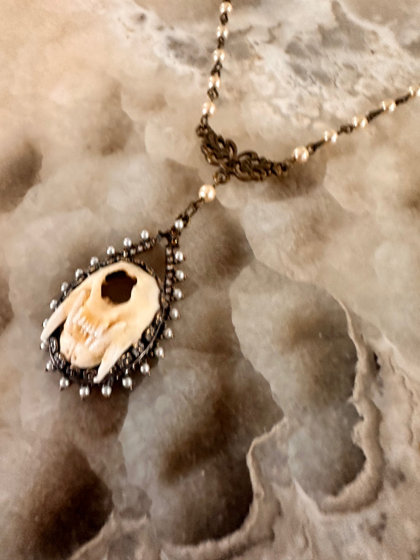 Mink Snout Vintage Necklace