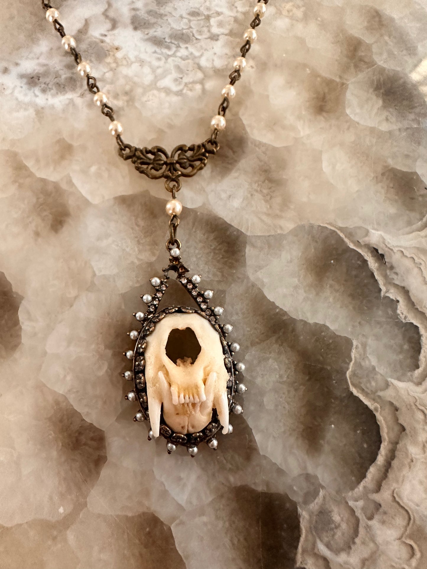 Mink Snout Vintage Necklace