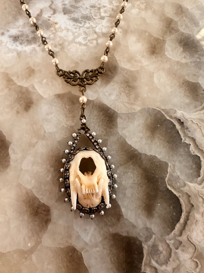 Mink Snout Vintage Necklace