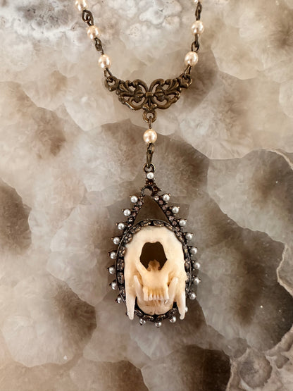 Mink Snout Vintage Necklace