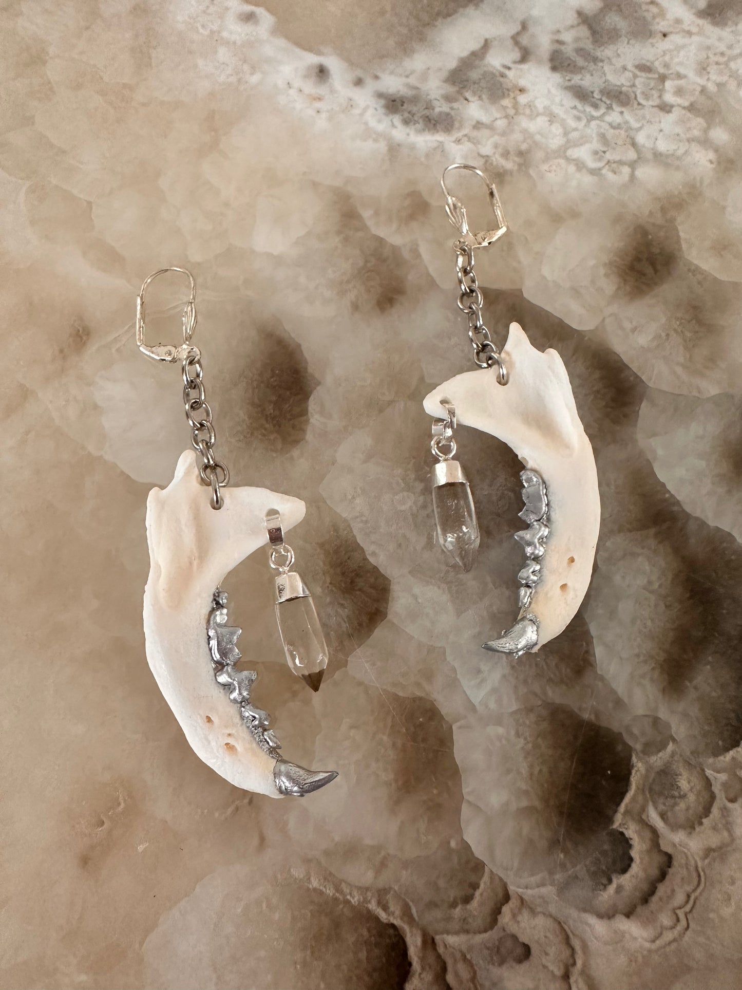Crystal Jaw Earrings