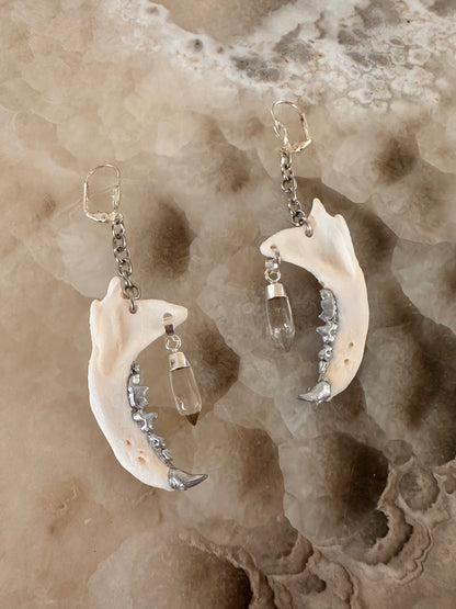 Crystal Jaw Earrings