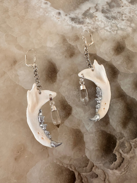 Crystal Jaw Earrings