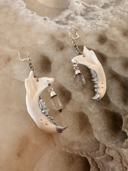 Crystal Jaw Earrings