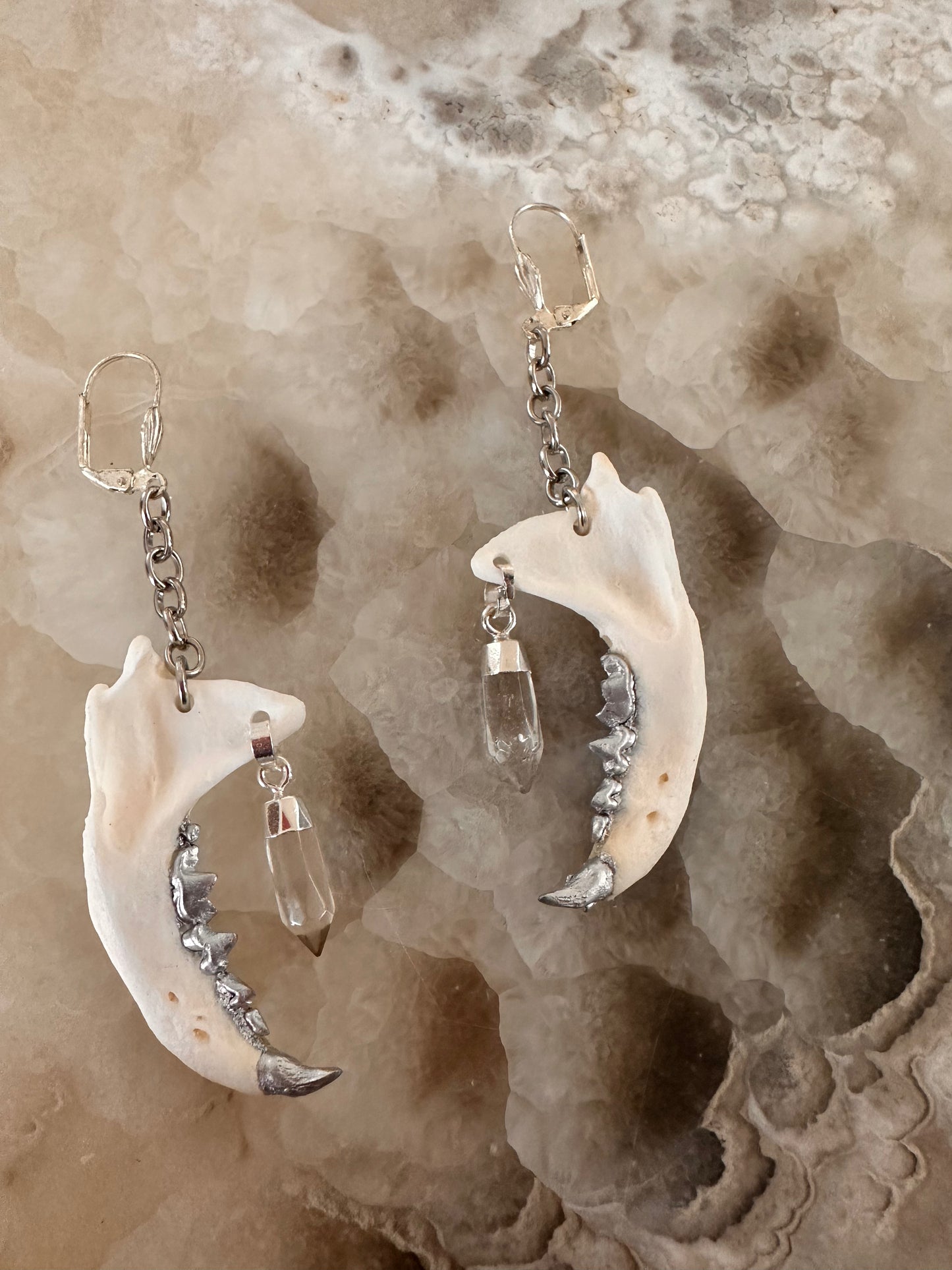 Crystal Jaw Earrings