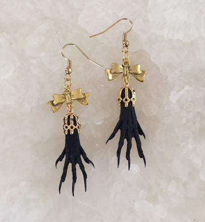 Bow Taxidermy Earrings