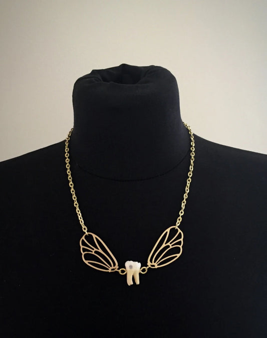 Tooth Fairy Winged Necklace