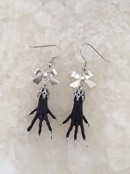 Bow Taxidermy Earrings