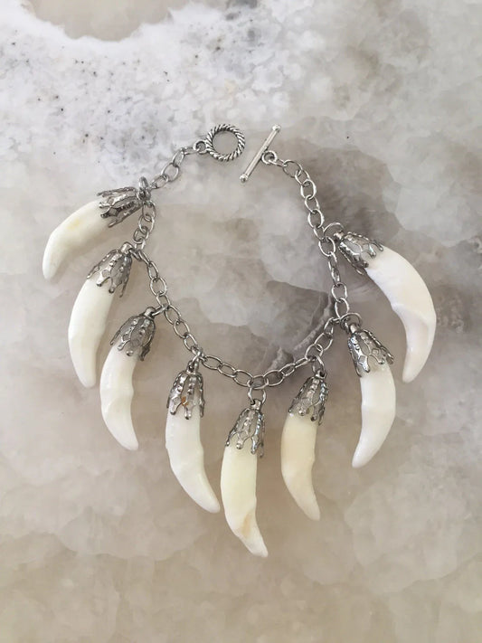 Coyote Fang Charm Bracelet