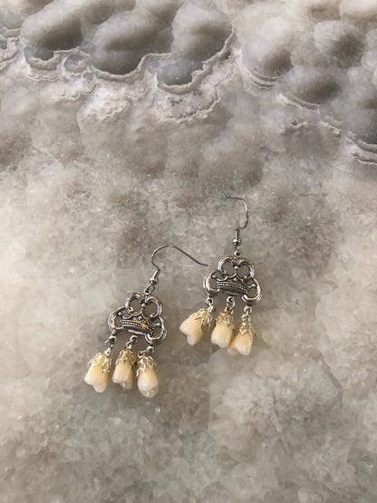 Royal Tooth Fairy Dangle Earrings