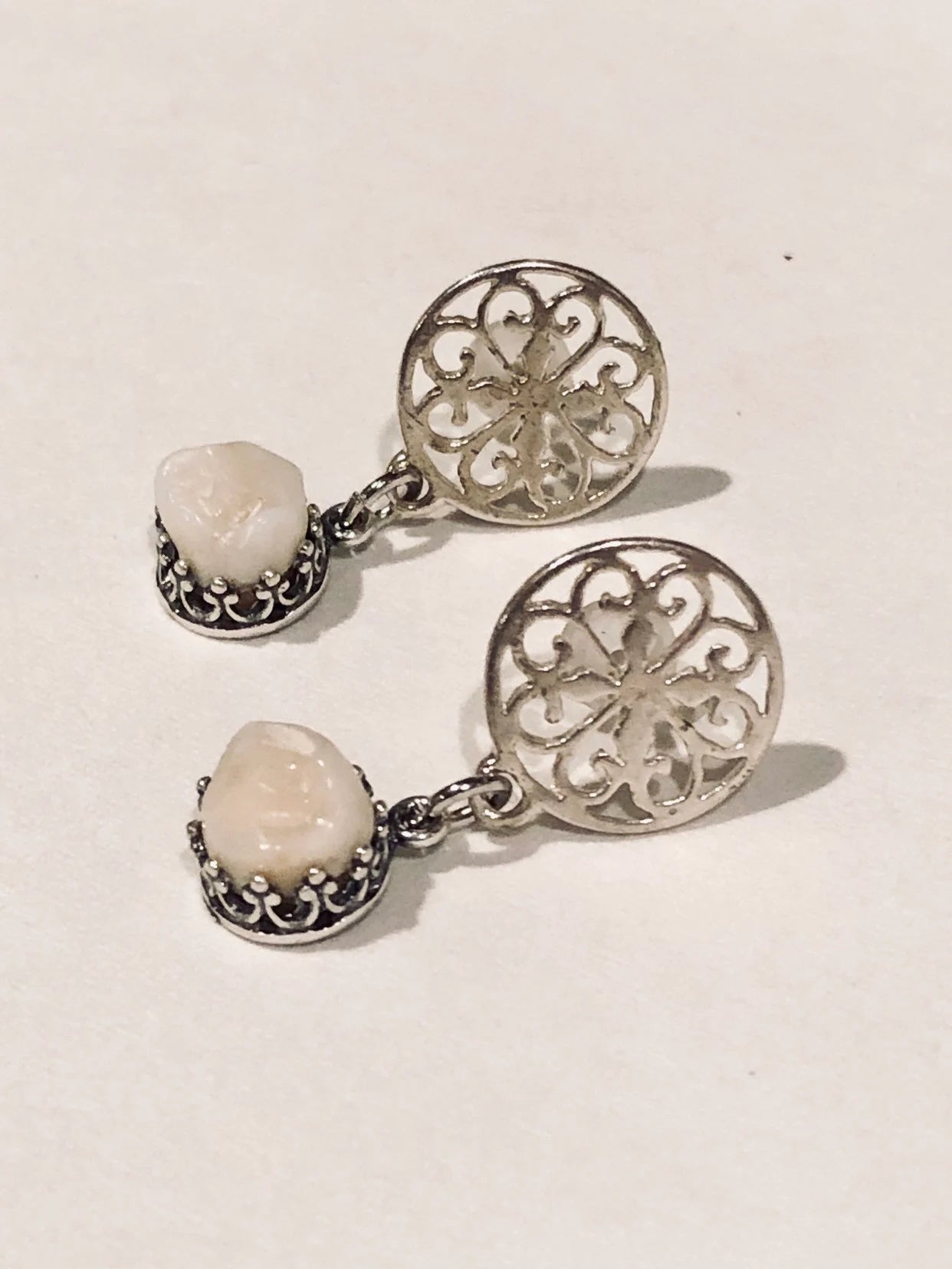Memento Mori Ornate Molar Earrings