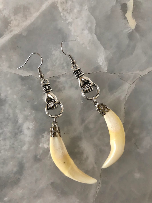 Coyote Fang Curiosity Earrings