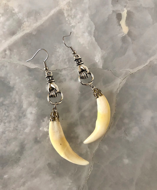 Coyote Fang Curiosity Earrings