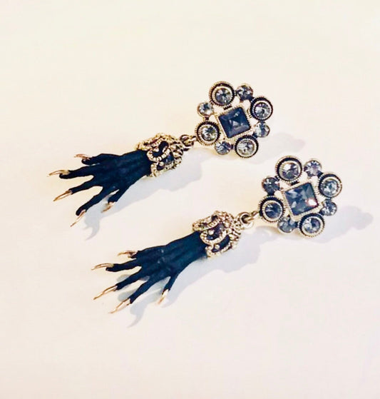 Gothic Victorian Taxidermy Earrings
