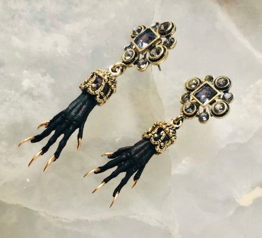 Gothic Victorian Taxidermy Earrings