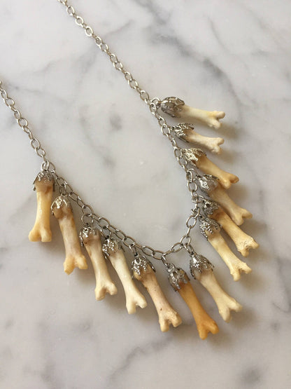 Lucky 13 Coyote Toe Charm Necklace