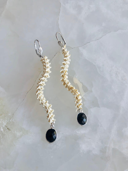Serpentine Stone Earrings