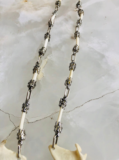 Mink Mandible Labradorite Necklace