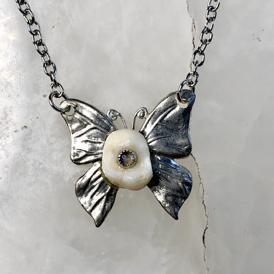 Butterfly Molar Stone Necklace