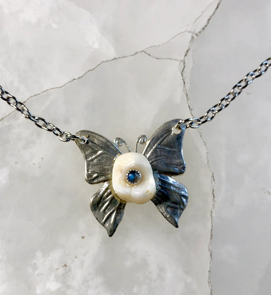 Butterfly Molar Stone Necklace